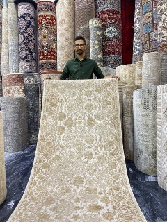کناره طرح افشان کرم / کناره افشان