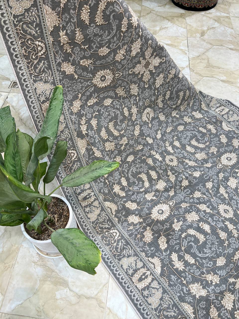 کناره طوسی / فرش آشپزخانه /کناره مدرن